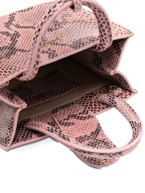 MC2 Saint Barth leather mini tote bag - Pink