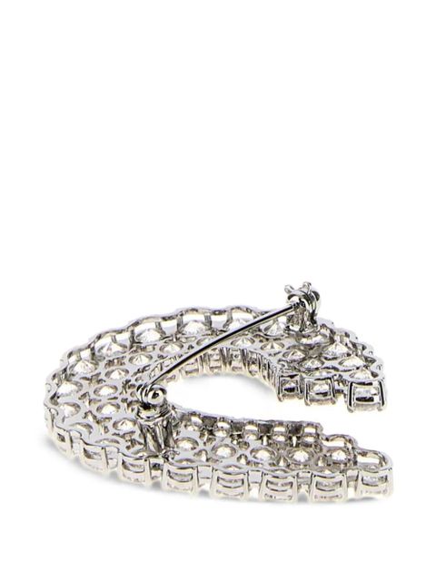 Swarovski Matrix brooch - Silver