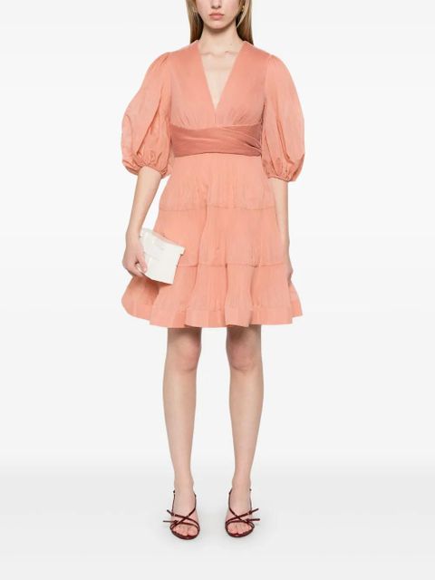 ZIMMERMANN pleated mini dress - Pink - zdjęcie produktu nr 2