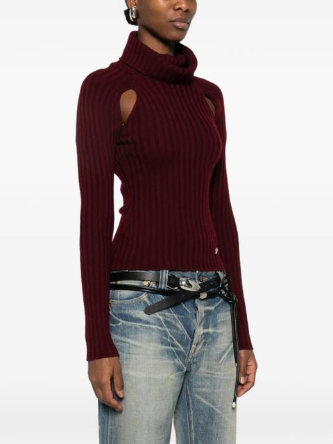 Blumarine turtleneck sweater - Red