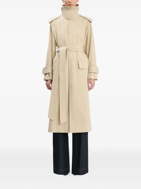 Victoria Beckham Philippa belted trench coat - Neutrals - zdjęcie produktu nr 2