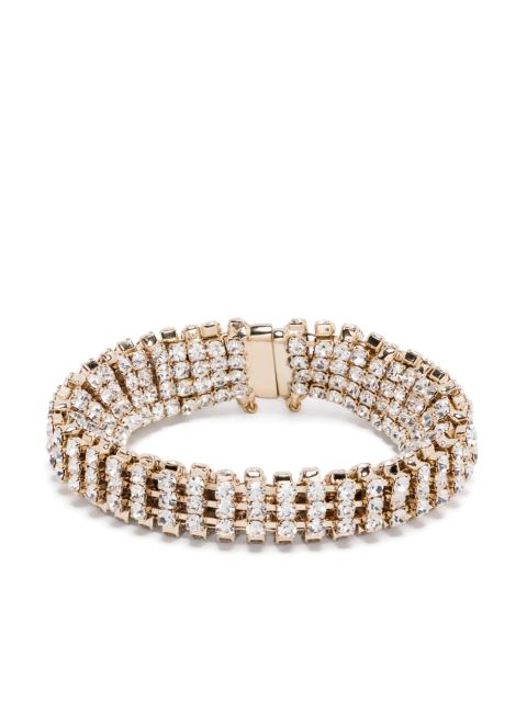 Rabanne crystal-embellished bracelet - Gold