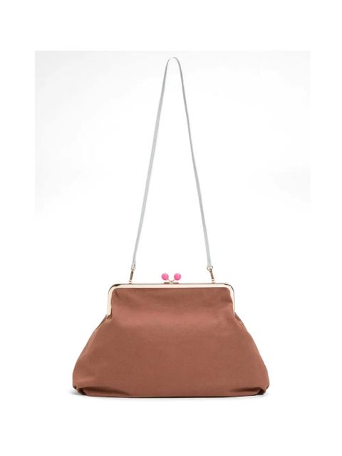 TWINSET top handle frame bag - Brown - zdjęcie produktu nr 2