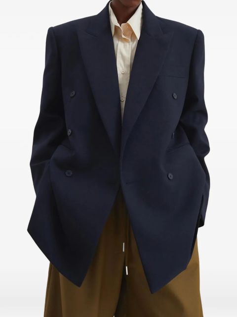 The Frankie Shop double-breasted blazer - Blue