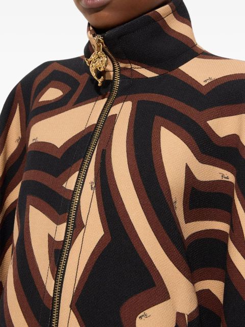 PUCCI labirinto print cape - Neutrals