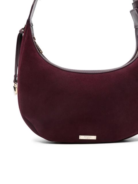 Aspinal Of London Hudson crescent shoulder bag - Purple