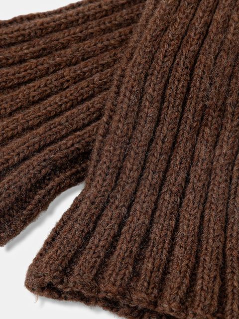 Answear.LAB getry z wełną merino kolor brązowy - zdjęcie produktu nr 2