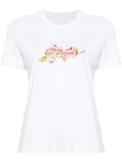 Givenchy 4G lace cotton T-shirt - White - zdjęcie produktu nr 1