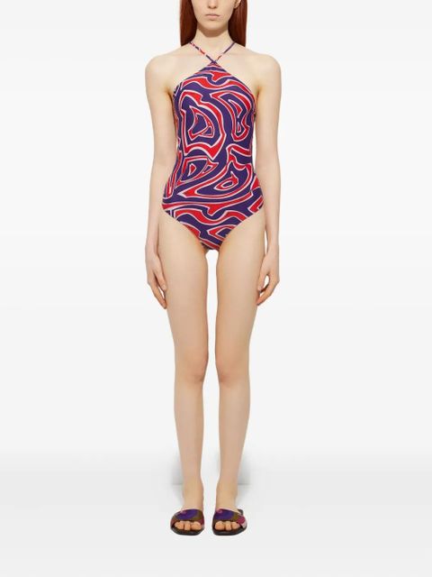 PUCCI labirinto print swimsuit - Purple - zdjęcie produktu nr 2