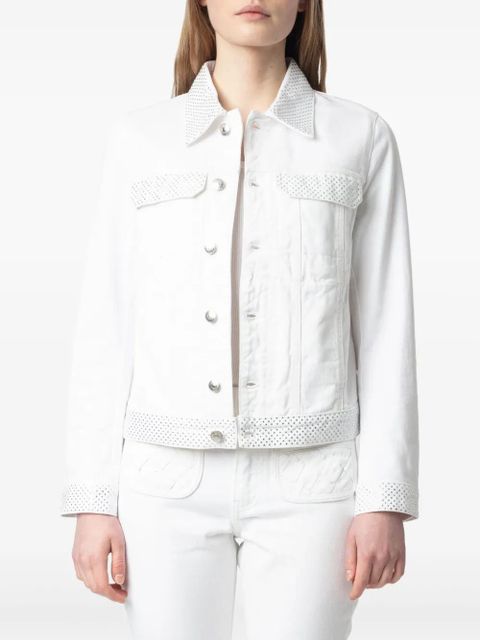 Zadig&Voltaire Kioky denim jacket - White