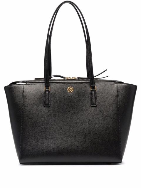 Tory Burch Robinson logo-plaque tote bag - Black - zdjęcie produktu nr 1