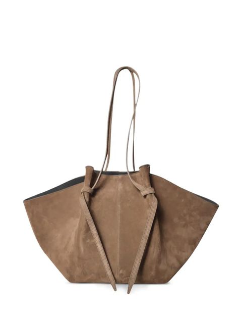 Yuzefi suede knot-detail tote bag - Brown - zdjęcie produktu nr 1