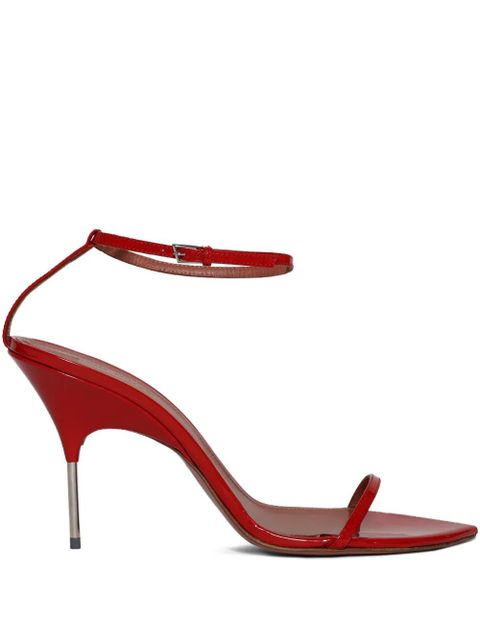 Amina Muaddi 95mm Bruna strappy sandals - Red - zdjęcie produktu nr 1