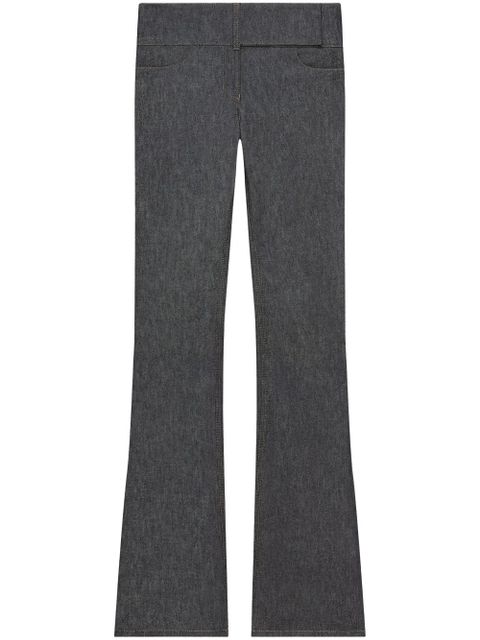 Courrèges belted bootcut jeans - Grey - zdjęcie produktu nr 1