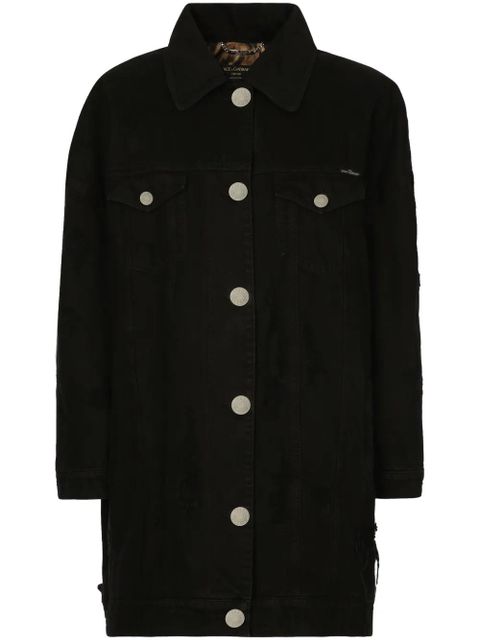 Dolce & Gabbana longline denim jacket - Black - zdjęcie produktu nr 1