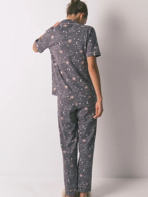 women'secret komplet piżamowy bawełniany damska kolor szary bawełniana 3792069 - zdjęcie produktu nr 2