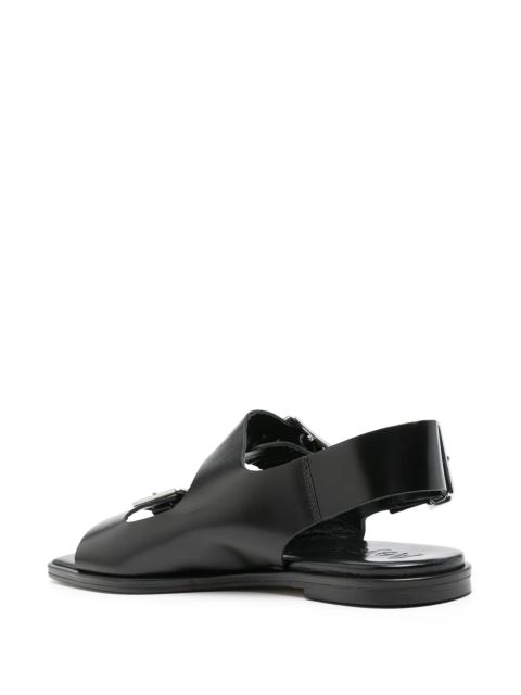 Aeyde Thekla buckled sandals - Black