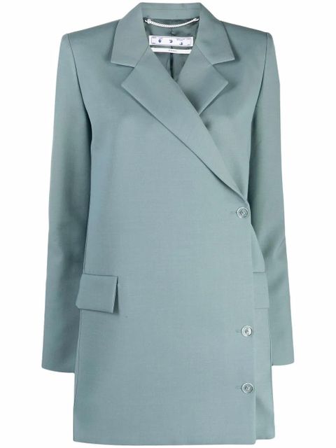 Off-White Cardbox wrap blazer - Green - zdjęcie produktu nr 1