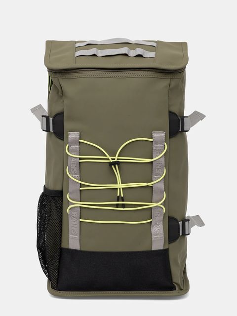 Rains plecak 14340 Trail Mountaineer Bag kolor zielony duży gładki 14340 - zdjęcie produktu nr 1