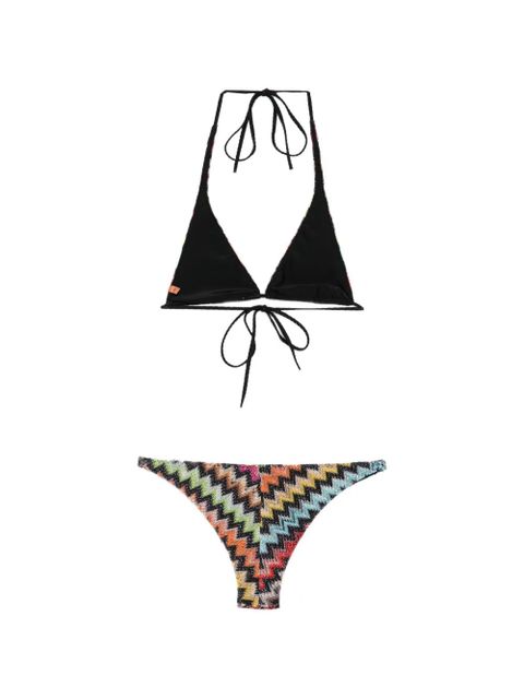 Missoni zigzag-knit bikini - Black - zdjęcie produktu nr 2