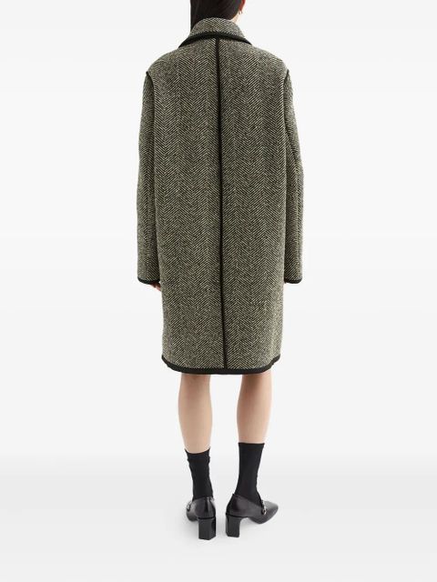 Jil Sander herringbone coat - Grey - zdjęcie produktu nr 2