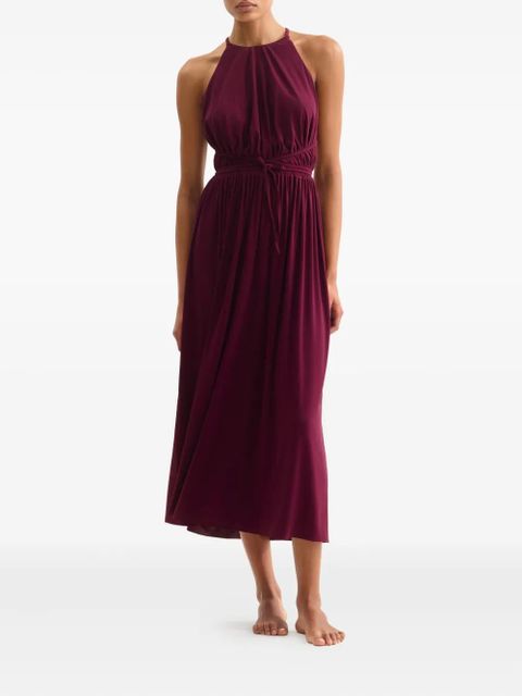 ERES Ines halterneck long dress - Purple