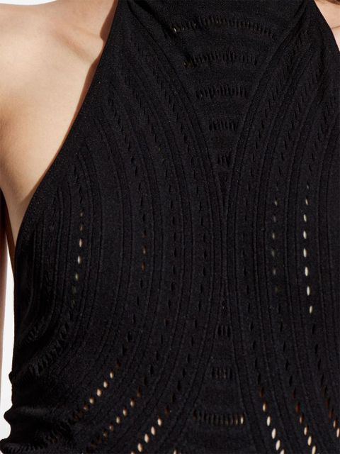 MISBHV open-knit maxi dress - Black