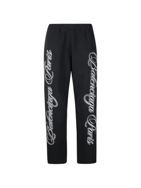 Balenciaga logo-printed track pants - Black - zdjęcie produktu nr 1