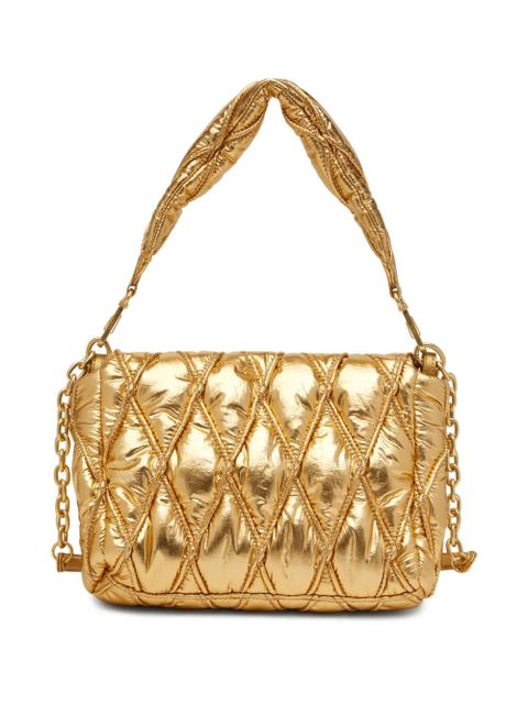 Diesel medium Charm-D shoulder bag - Gold