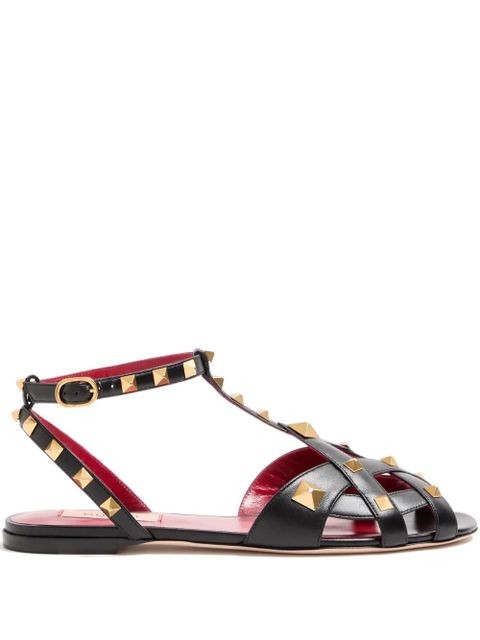 Valentino Garavani Studdy leather sandals - Black - zdjęcie produktu nr 1