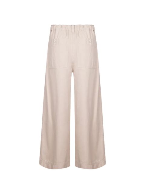 Weekend Max Mara cotton trousers - Neutrals - zdjęcie produktu nr 2