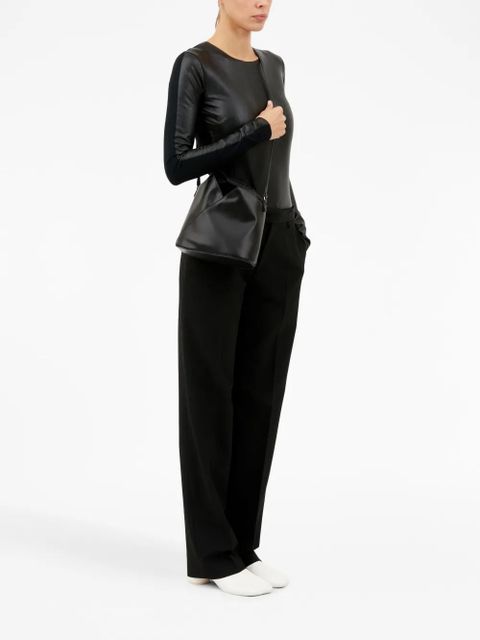 MM6 Maison Margiela Japanese leather tote bag - Black