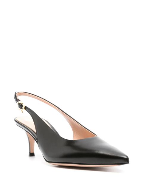 Gianvito Rossi Robbie 55mm slingback pumps - Black - zdjęcie produktu nr 2