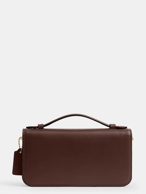 Coach torebka skórzana Elora kolor brązowy CCY30