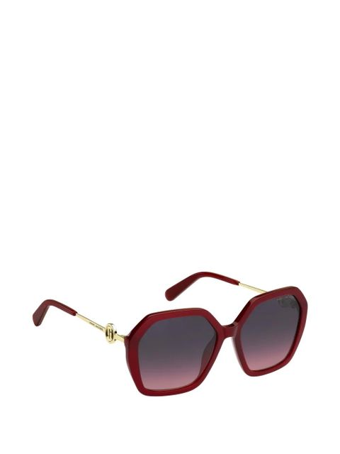 Marc Jacobs geometric-frame sunglasses - Red - zdjęcie produktu nr 2