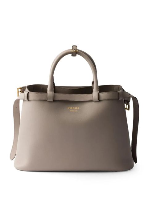 Prada medium Buckle tote bag - Grey - zdjęcie produktu nr 1