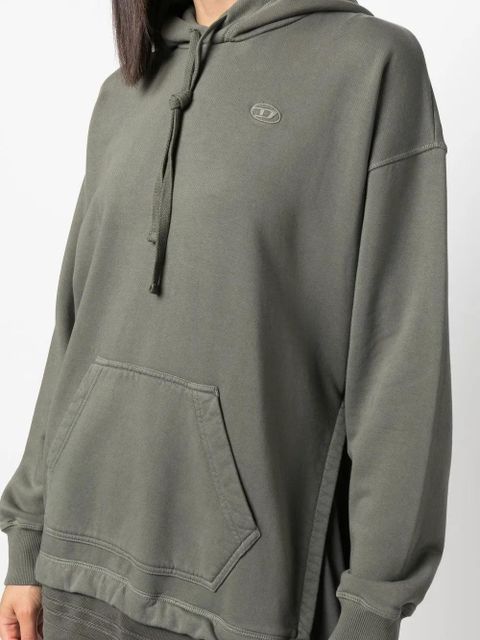 Diesel drawstring hooded dress - Green