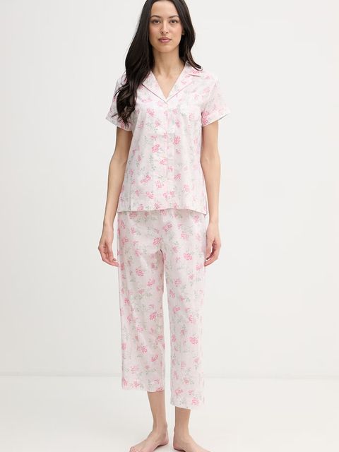 Lauren Ralph Lauren piżama dwuczęściowa damska z bawełną - zdjęcie produktu nr 1