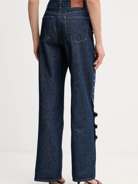 Rotate jeansy damskie kolor granatowy 114816D03 - zdjęcie produktu nr 2