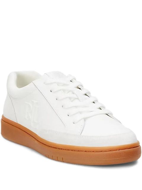 Lauren Ralph Lauren logo-embossed sneakers - White - zdjęcie produktu nr 1