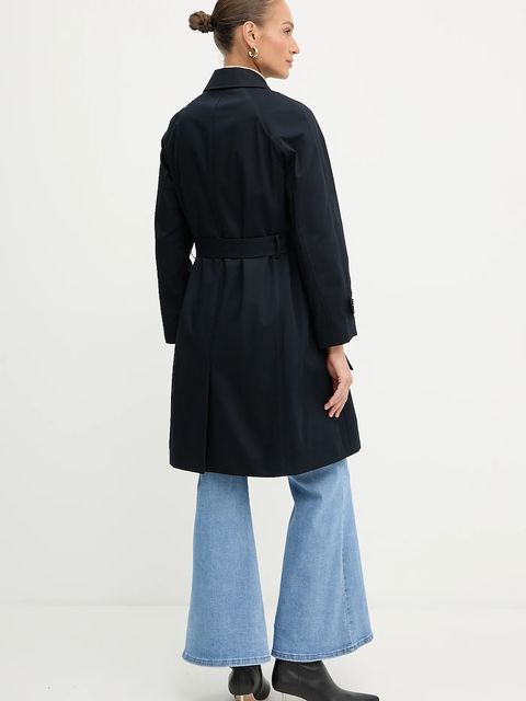 BOSS płaszcz damski kolor granatowy przejściowy 50543189 - zdjęcie produktu nr 2