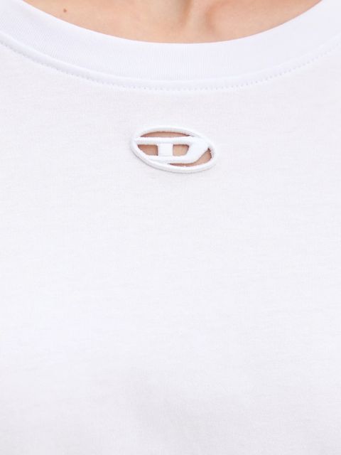 Diesel sukienka D-EIVOR kolor biały mini oversize A19232.0NIAX