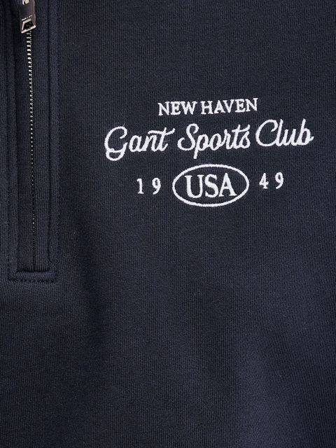 Gant bluza bawełniana damska kolor granatowy z aplikacją 4204215 - zdjęcie produktu nr 2