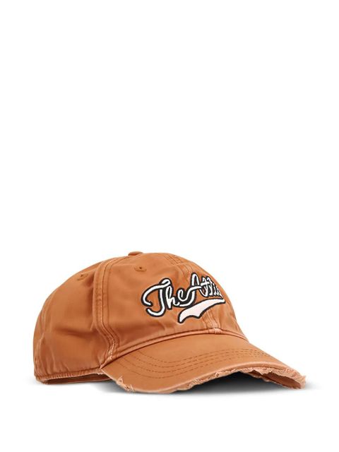 The Attico embroidered-logo baseball cap - Orange