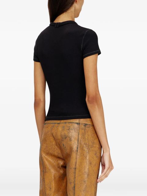 Diesel T-Iaras neck-strap top - Black