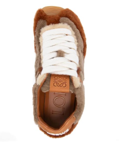 LOEWE logo-plaque sneakers - Brown - zdjęcie produktu nr 2