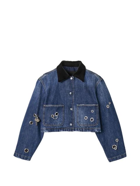 Marc Jacobs grommet-detail jacket - Blue - zdjęcie produktu nr 1