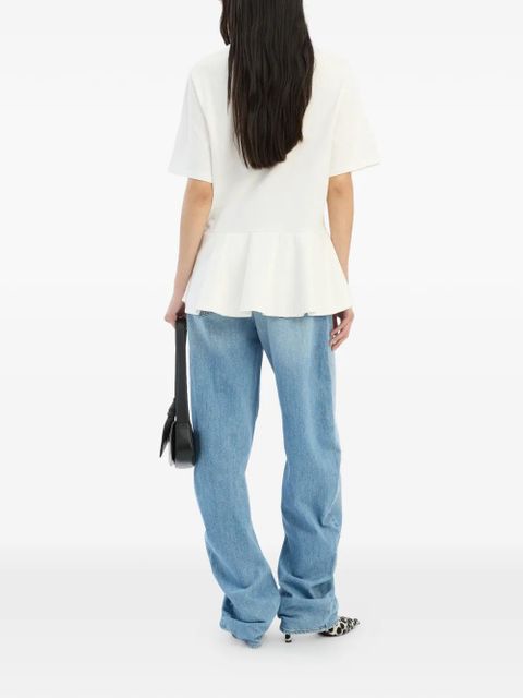 ROTATE BIRGER CHRISTENSEN logo-detail T-shirt - White