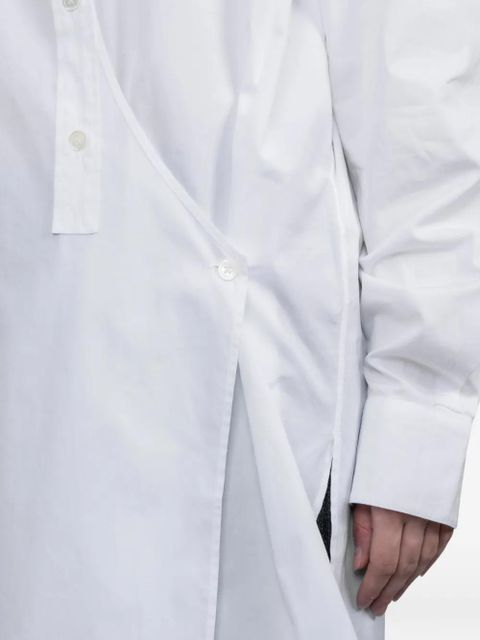 OUR LEGACY asymmetric wave shirt - White