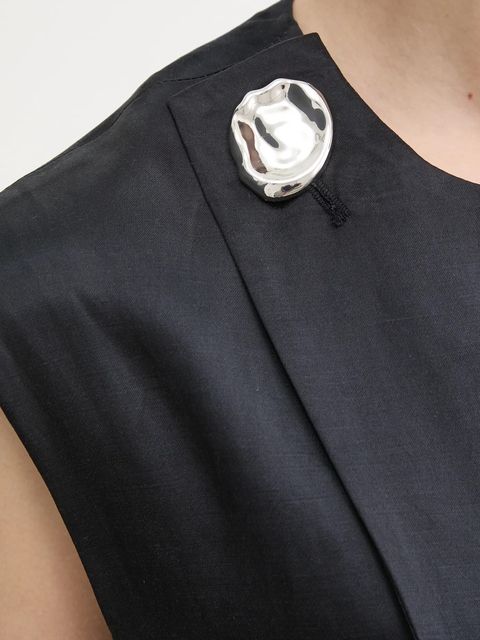 Day Birger et Mikkelsen kamizelka z domieszką lnu Marlin - zdjęcie produktu nr 2